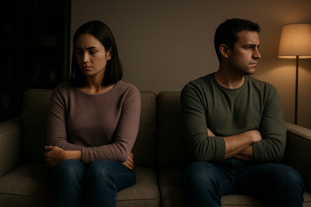 The Silent Divorce — Living Together but Miles Apart