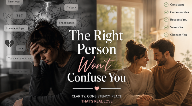 The Right Person Won’t Confuse You