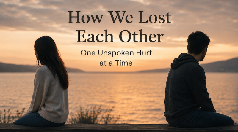How We Lost Each Other One Unspoken Hurt at a Time